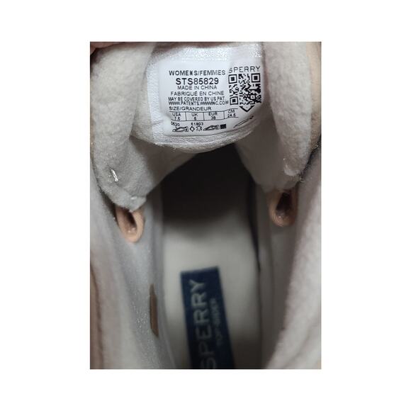 Sperry Top Sider Saltwater heel Ivory Techwave Stormwave boots NIB size 7.5 - Picture 7 of 9